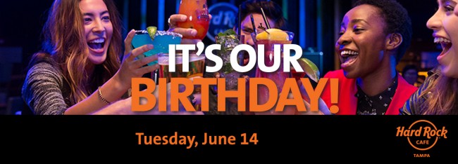 Hard Rock Cafe Tampa to Celebrate Birthday With $19.71 Special